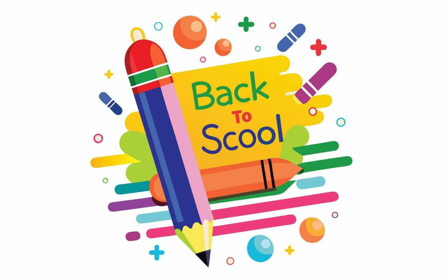 Top mẫu logo Back to School nổi bật cho mùa tựu trường 2026 26 Logo Back to School bút chì rực rỡ sắc màu cho mùa khai trường