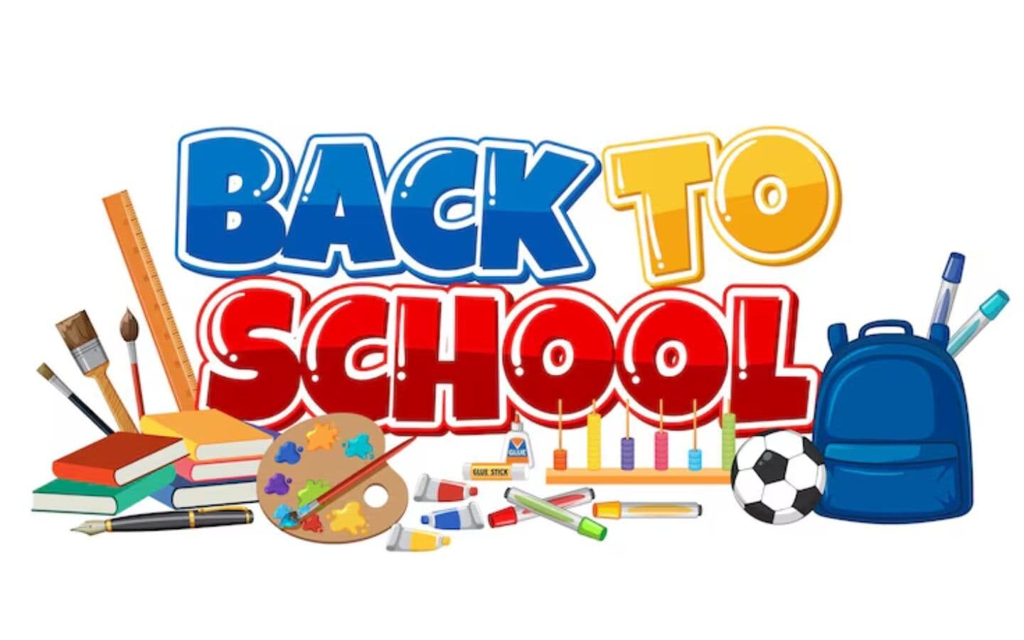 Top mẫu logo Back to School nổi bật cho mùa tựu trường 2026 27 Mẫu thiết kế năng động cùng góc học tập sáng tạo
