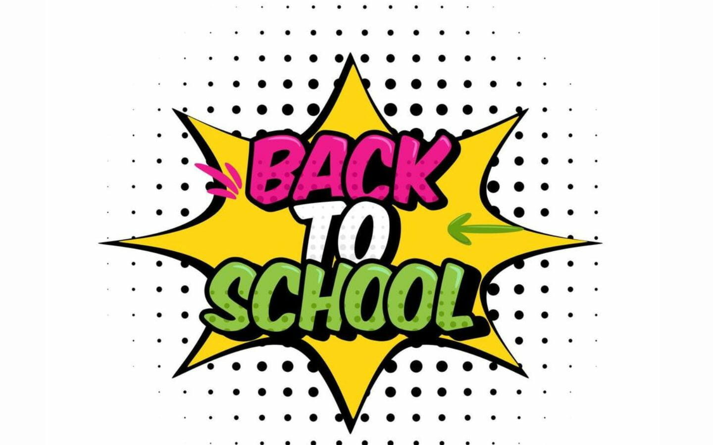 Top mẫu logo Back to School nổi bật cho mùa tựu trường 2026 37 Logo phong cách truyện tranh đầy cá tính và bùng nổ