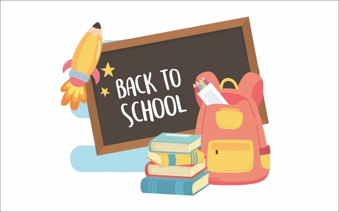 Top mẫu logo Back to School nổi bật cho mùa tựu trường 2026 5 Biểu tượng cuốn sách mở mang thông điệp chào đón