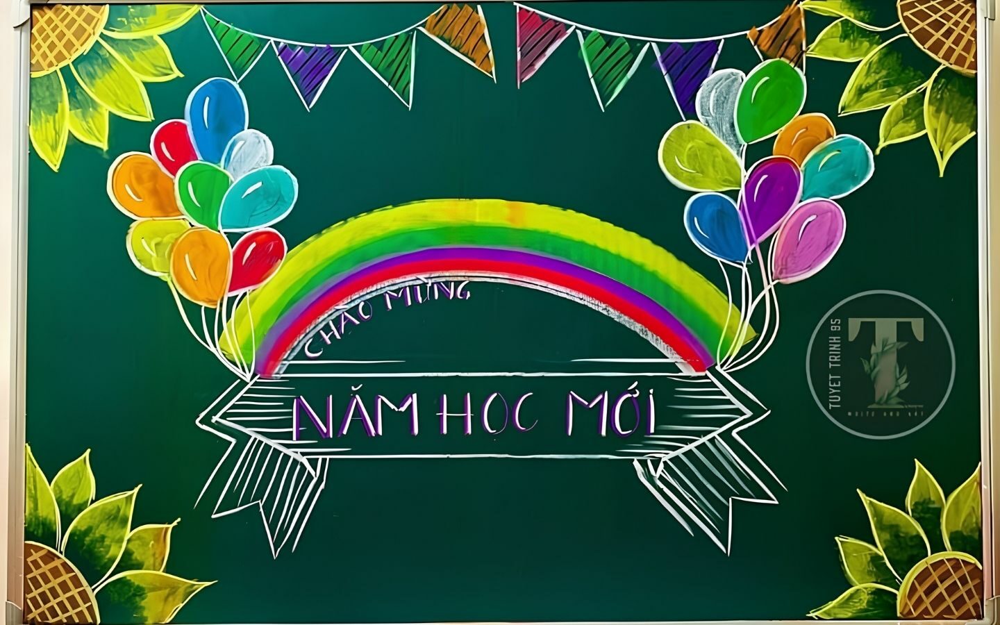 Top 10+ mẫu trang trí bảng Back To School nổi bật 2026 42 Mẫu trang trí bảng đơn giản với tiêu đề nổi bật và bố cục gọn gàng
