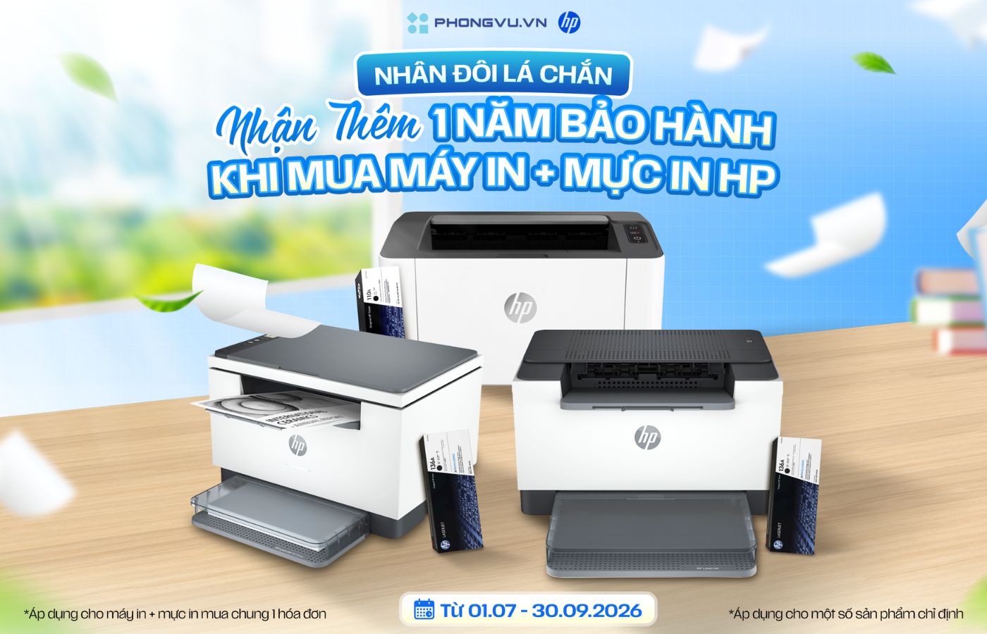 Mua máy in HP kèm mực chính hãng – Nhận thêm 1 năm bảo hành miễn phí 1 Mua máy in HP kèm mực chính hãng – Nhận thêm 1 năm bảo hành miễn phí tại Phong Vũ