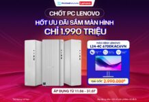 Mua PC Lenovo – Nhận ngay coupon ưu đãi mua màn hình Lenovo tại Phong Vũ Mua PC Lenovo - Nhận ngay coupon ưu đãi mua màn hình Lenovo