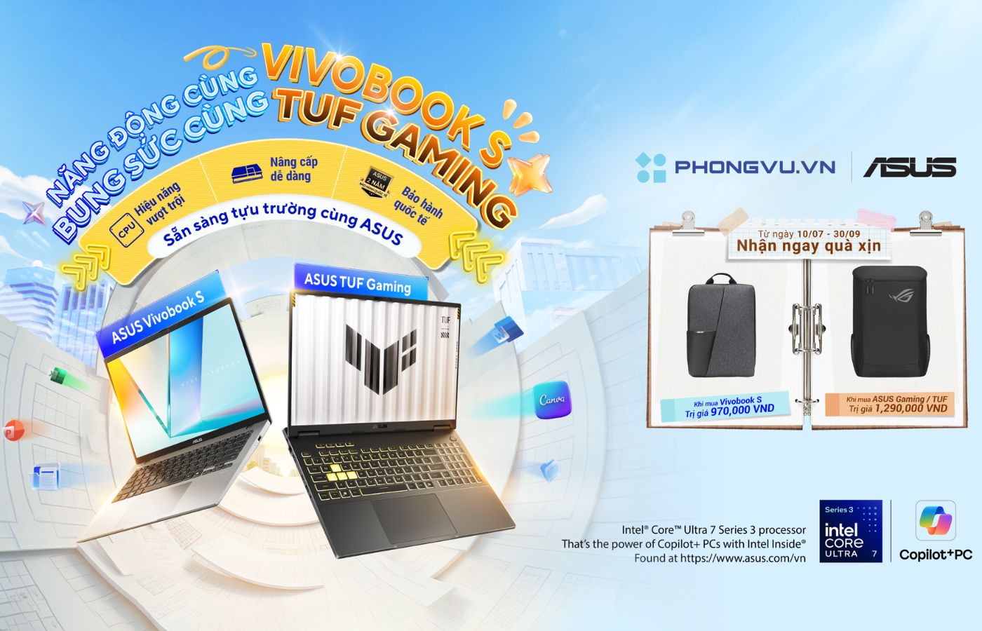 Năng động cùng ASUS Vivobook S, bứt phá với TUF Gaming tại Phong Vũ 1 Năng động cùng ASUS Vivobook S, bứt phá với TUF Gaming tại Phong Vũ