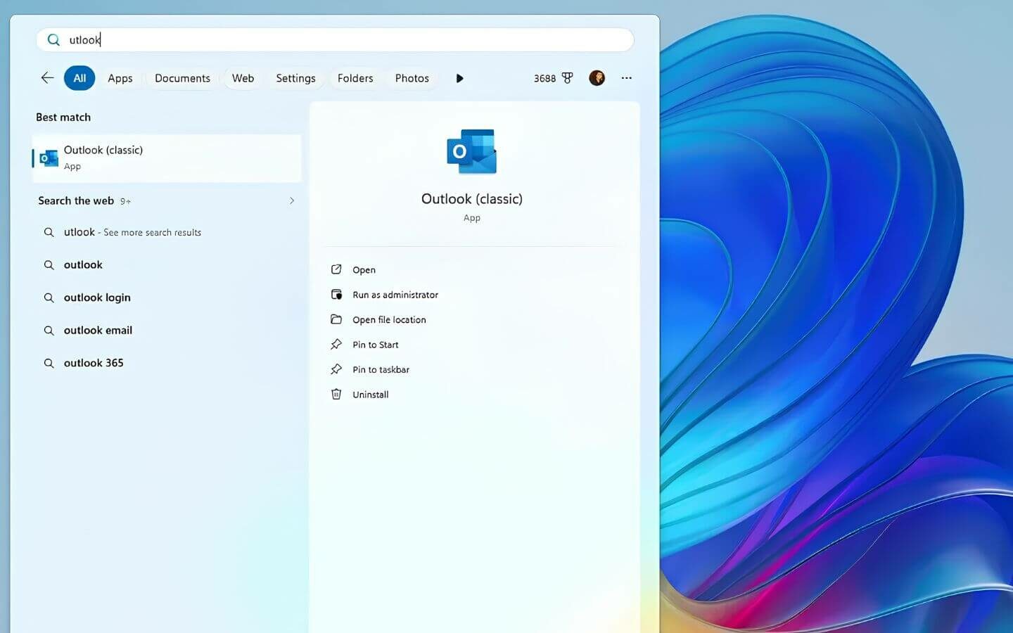 Cải thiện khả năng nhận dạng tên khi tìm kiếm ứng dụng trong Windows Search kể cả khi người dùng nhập sai chính tả