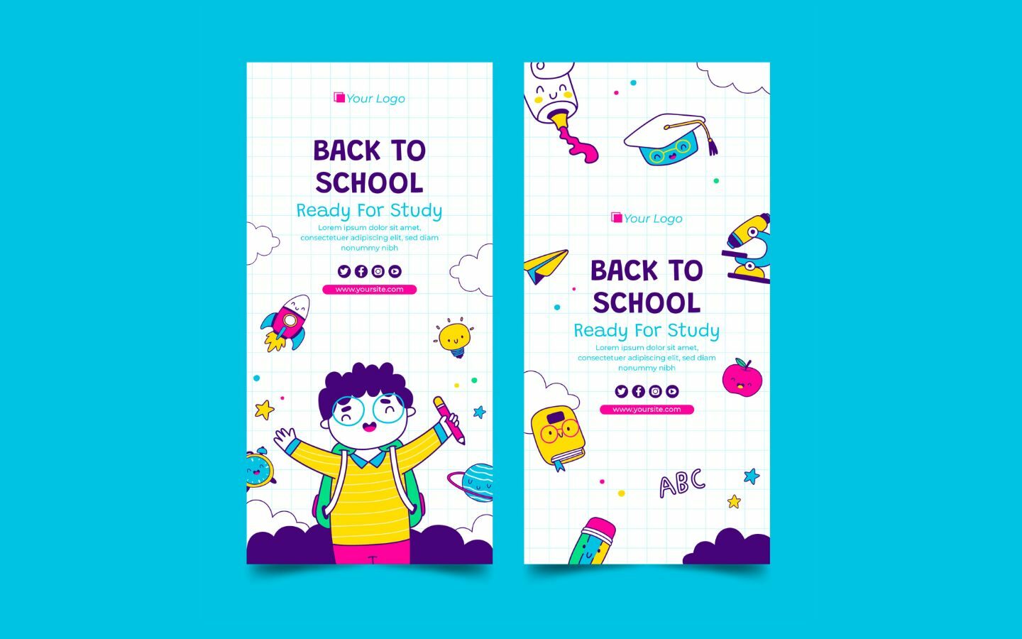 Tổng hợp Back to School banner 2026 mới nhất, miễn phí 31 Standee khuyến mãi Back to School ấn tượng.