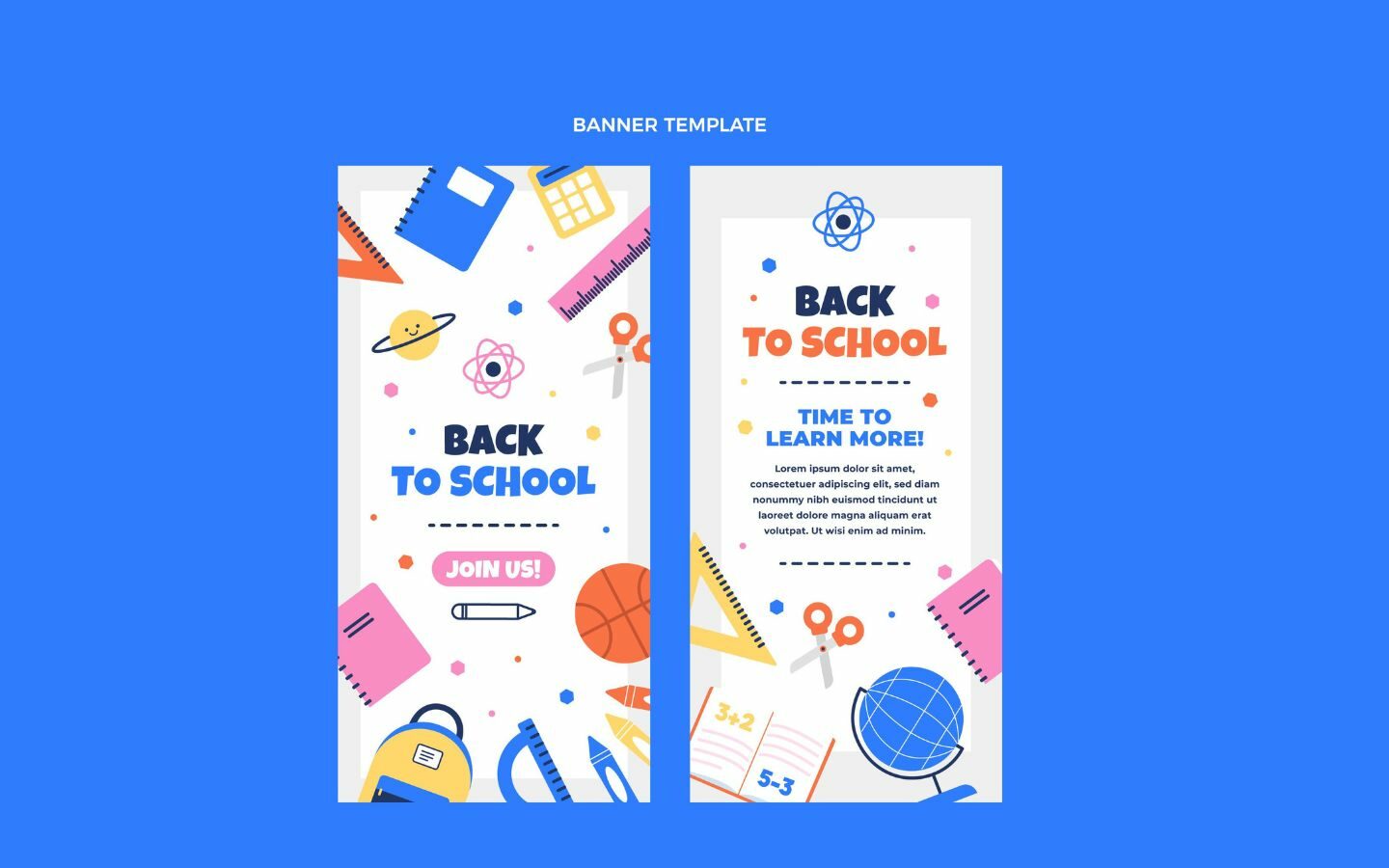 Tổng hợp Back to School banner 2026 mới nhất, miễn phí 32 Mẫu standee tựu trường với màu sắc bắt mắt.