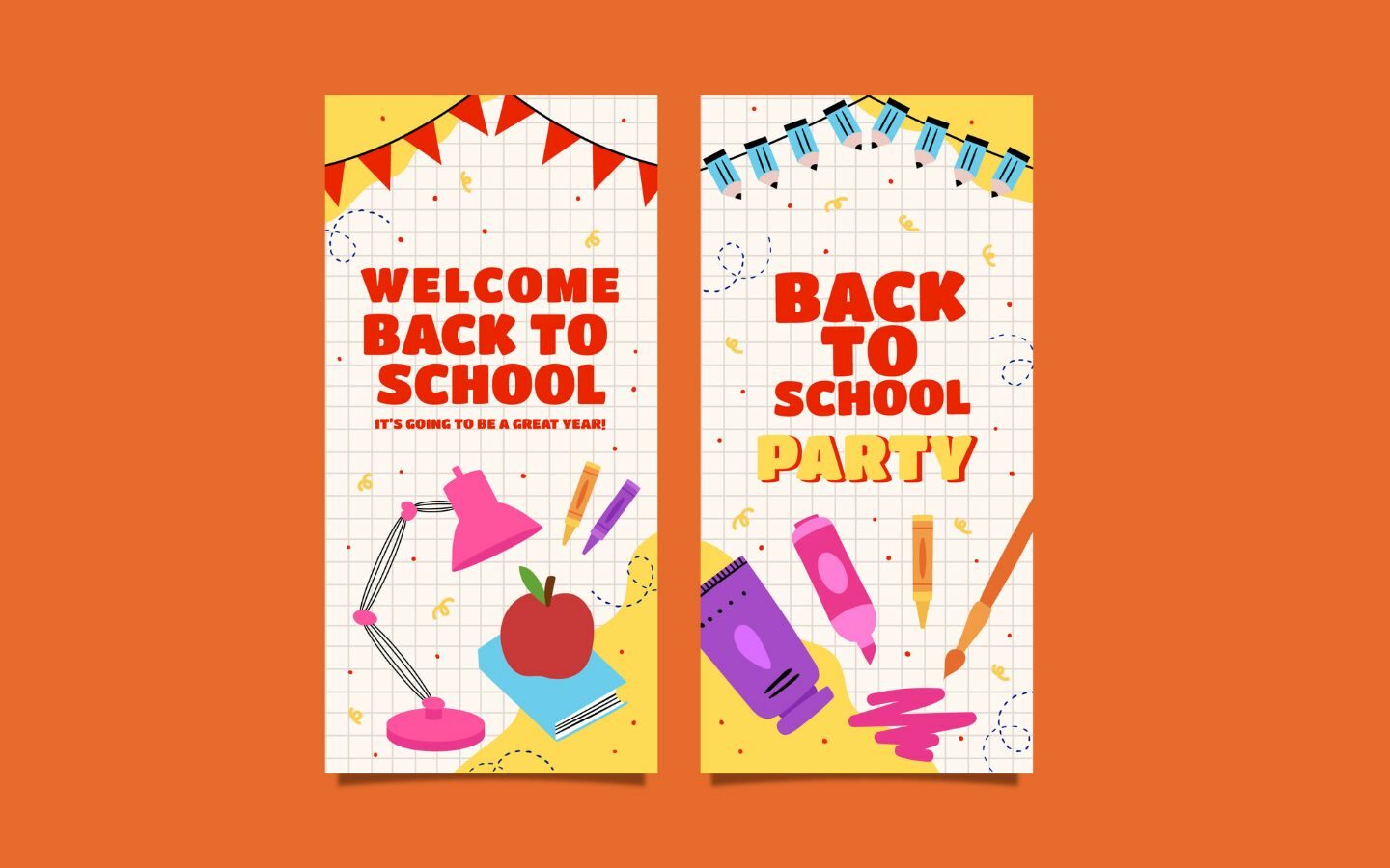 Tổng hợp Back to School banner 2026 mới nhất, miễn phí 34 Standee truyền cảm hứng cho năm học mới.