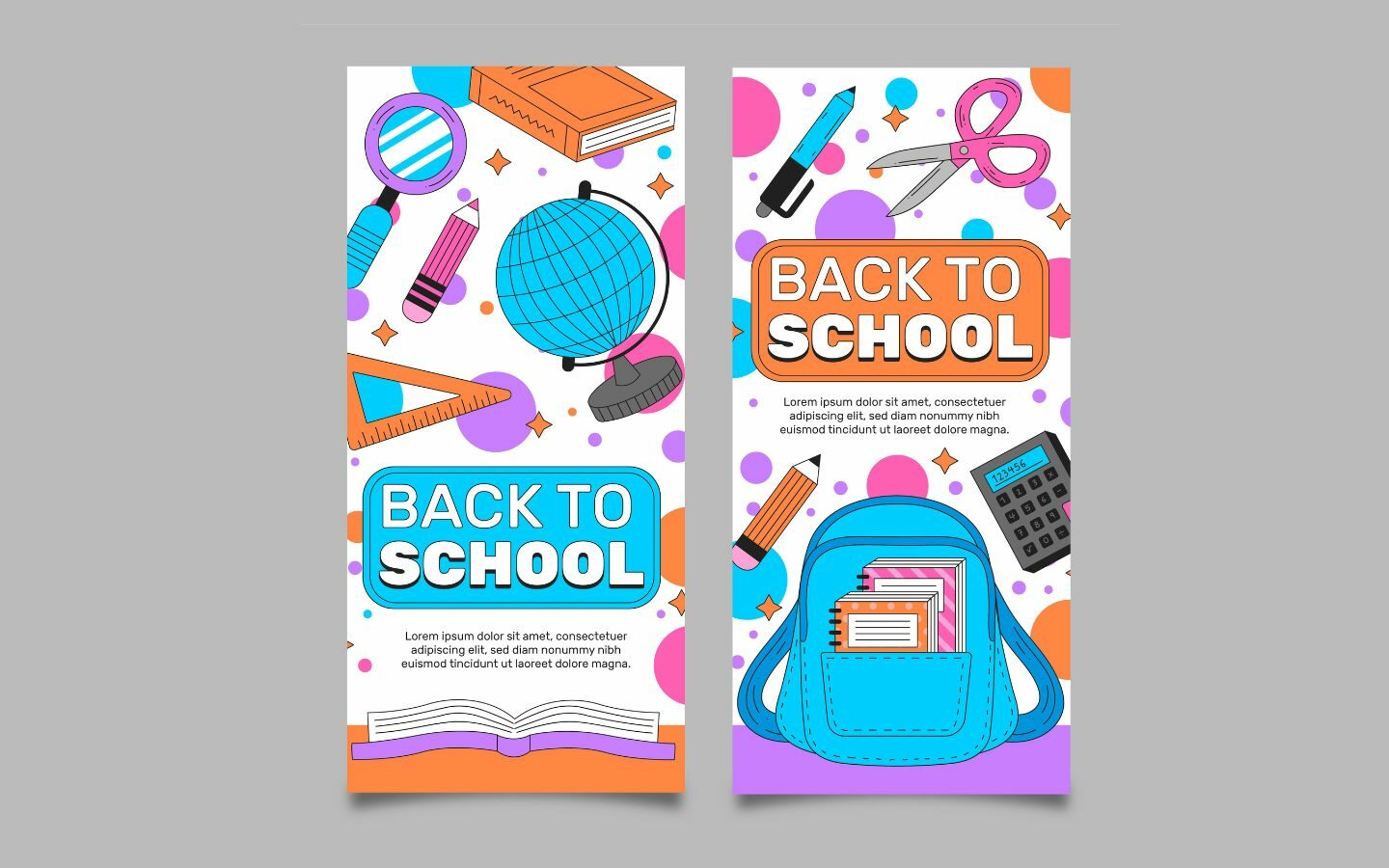 Tổng hợp Back to School banner 2026 mới nhất, miễn phí 35 Thiết kế standee phù hợp sự kiện trường học