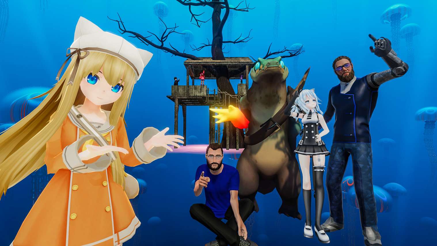 VRChat - Thế giới ảo đa dạng phong cách Anime 1 Thế giới và hình đại diện không giới hạn