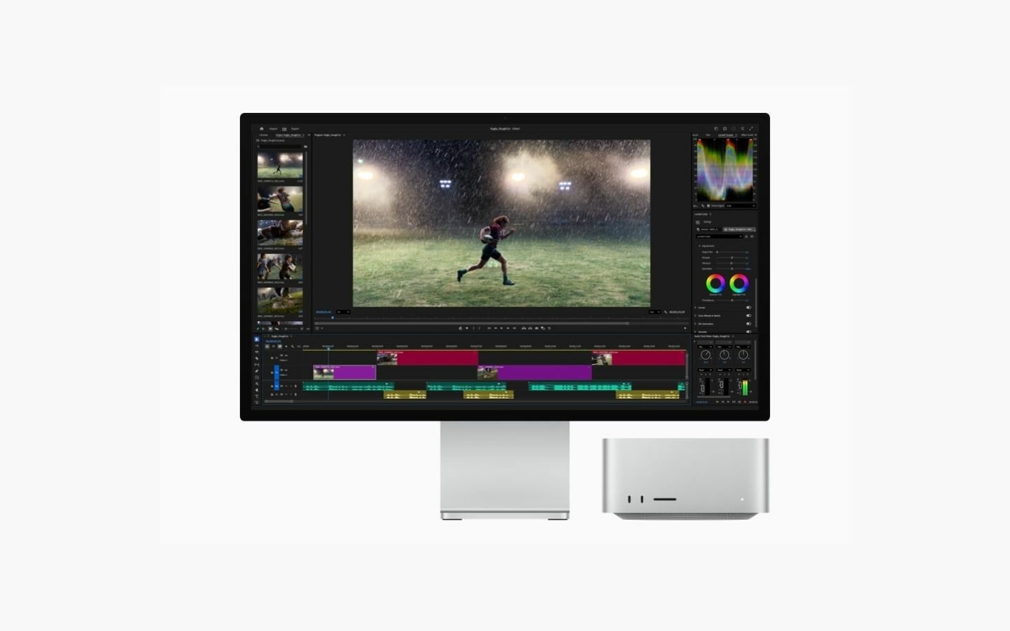 Apple giới thiệu chip M6 và M5 Ultra, đánh dấu bước nhảy vọt lớn về hiệu năng AI 4 Chip M5 Ultra trong Mac Studio thế hệ mới (Nguồn: Apple Newsroom)