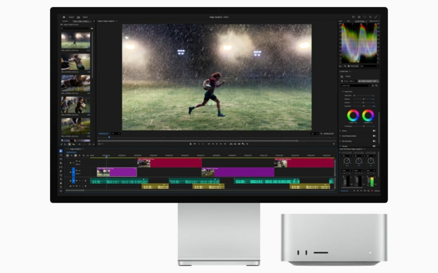 Apple giới thiệu chip M6 và M5 Ultra, đánh dấu bước nhảy vọt lớn về hiệu năng AI 4 Chip M5 Ultra trong Mac Studio thế hệ mới (Nguồn: Apple Newsroom)