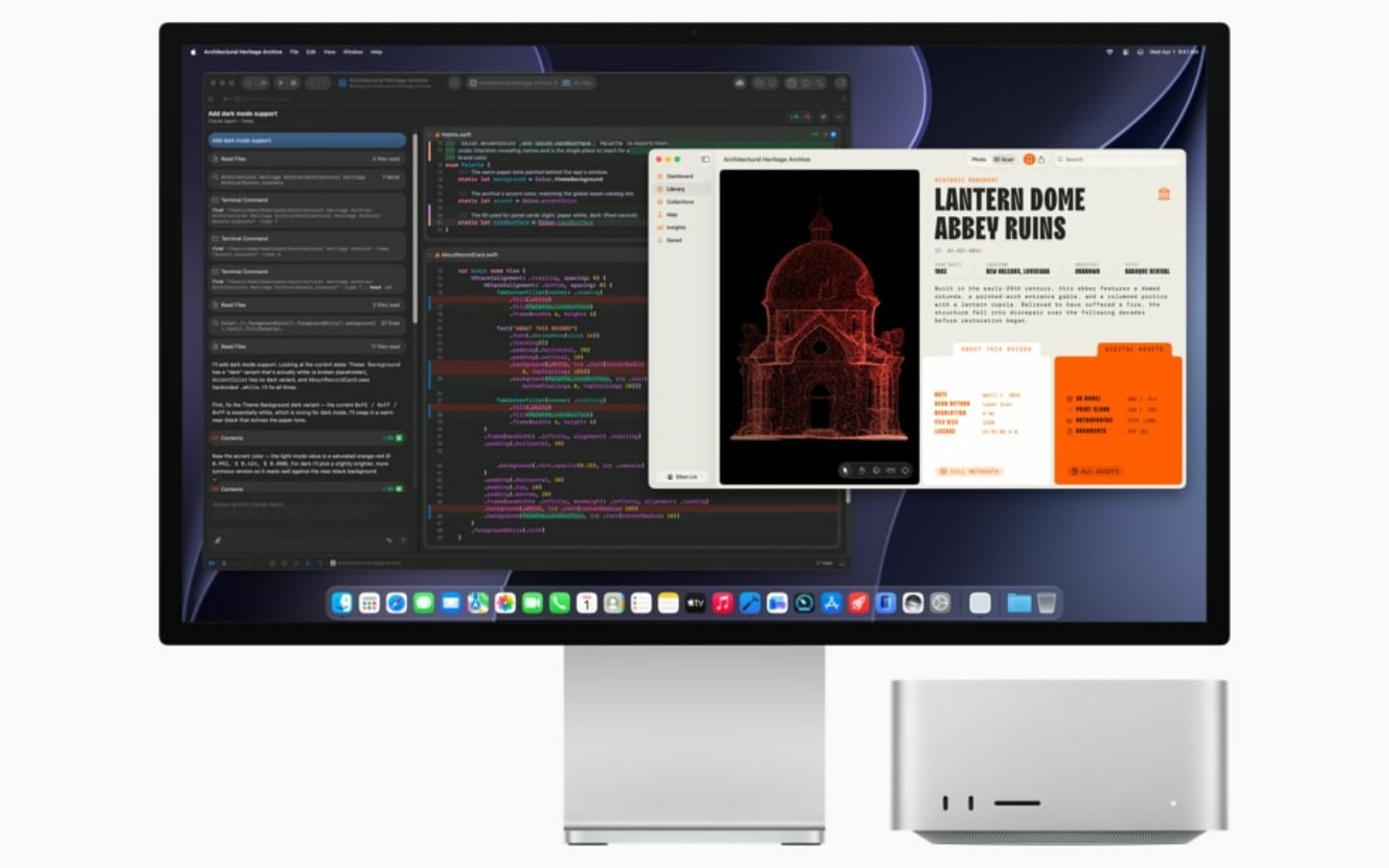 Mac Studio - Bước tiến đột phá về hiệu năng AI (Nguồn: Apple Newsroom)