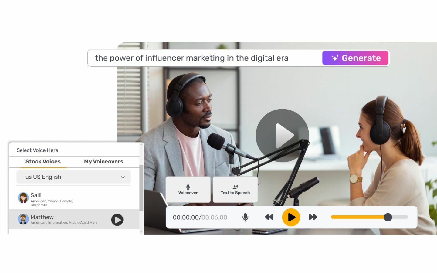 Chọn giọng đọc AI phù hợp để video tự nhiên và cuốn hút hơn