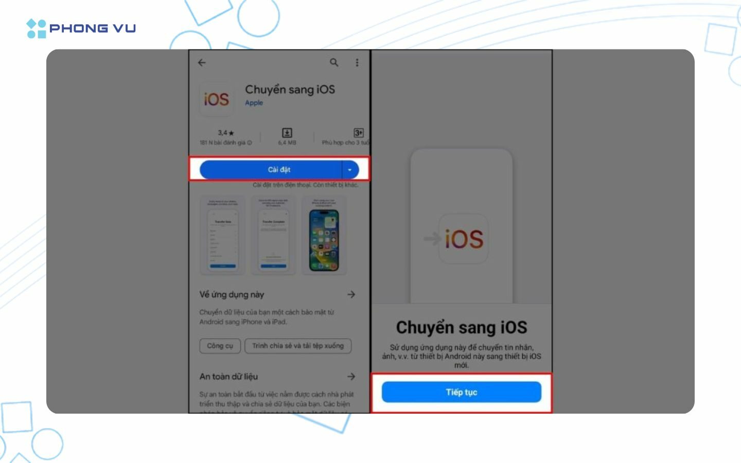 chuyen danh ba tu android sang iphone 11