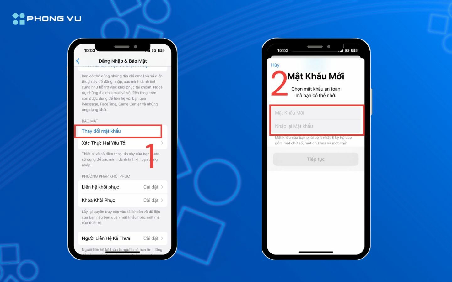 Cách đổi mật khẩu iCloud trên iPhone, iPad, MacBook nhanh chóng 3 Người dùng có thể đổi mật khẩu iCloud trực tiếp trong phần Đăng nhập & Bảo mật trên iPhone hoặc iPad