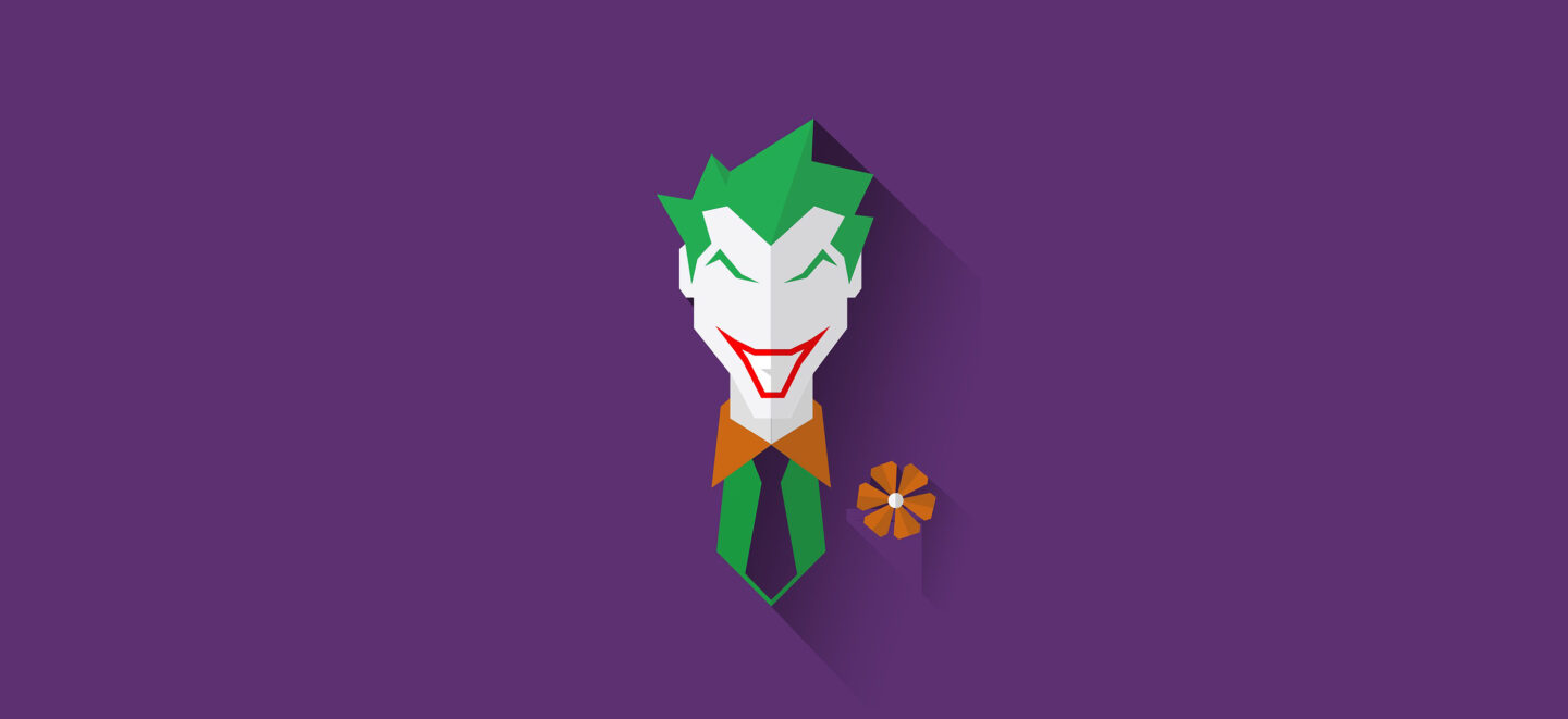 Hình nền Joker phong cách minimalist