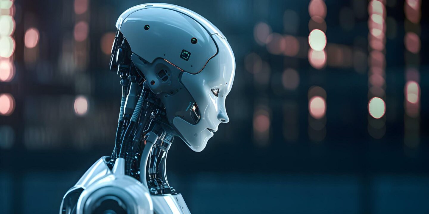 Robot AI với chi tiết hiện đại