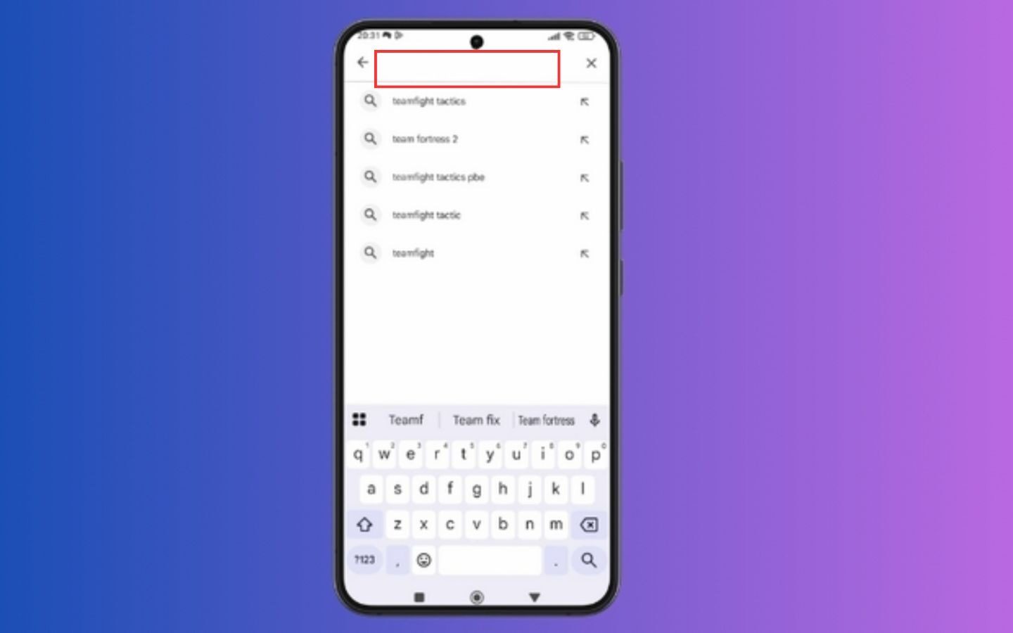 Nhập TFT PBE vào CH Play để tìm ứng dụng thử nghiệm
