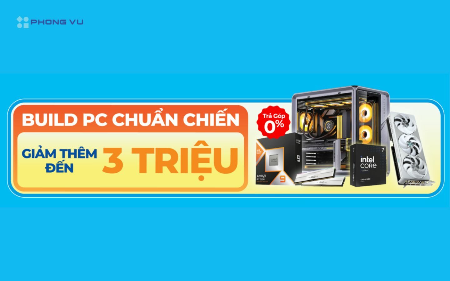 Khởi động Phong Vũ Uni Tour 2026: Loạt ưu đãi Laptop, PC dành cho tân sinh viên 4 Build PC chuẩn chiến – Giảm thêm đến 3 triệu đồng