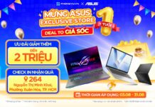 Mừng sinh nhật Asus Exclusive Store: Nhận ngay Coupon 2 triệu tại Phong Vũ Mừng sinh Nhật Asus Exclusive Store: Nhận ngay Coupon 2 triệu tại Phong Vũ