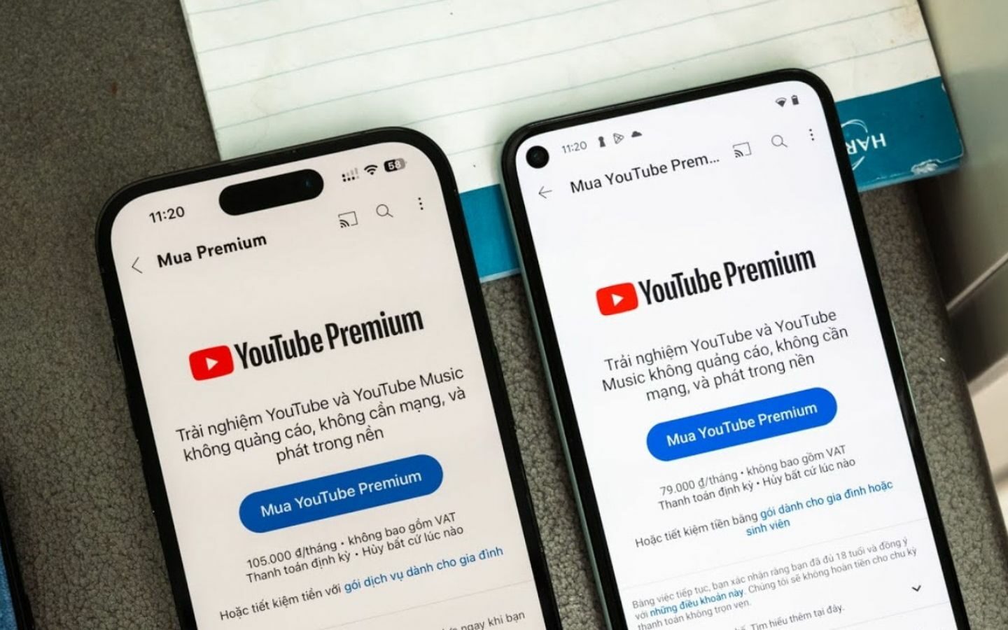 YouTube yêu cầu người dùng Việt Nam xác minh vị trí cư trú khi dùng Premium Family (Nguồn: Internet)