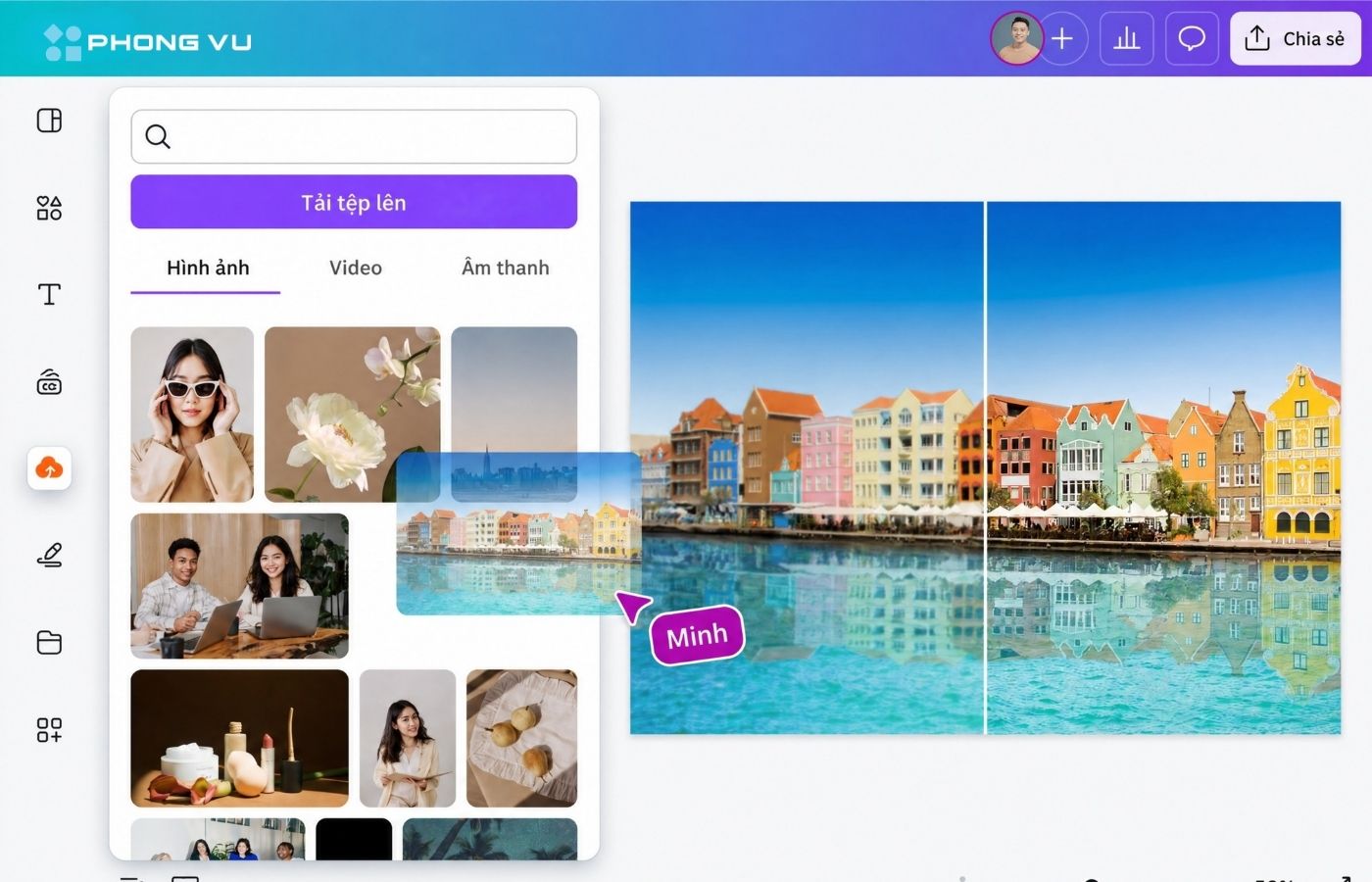 Top 10 app ghép ảnh đẹp, miễn phí trên điện thoại 3 app ghep anh 3