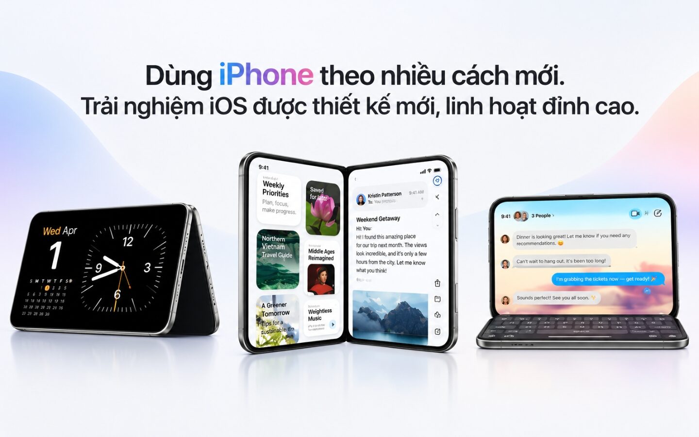  iOS 27 thích ứng linh hoạt theo trạng thái máy