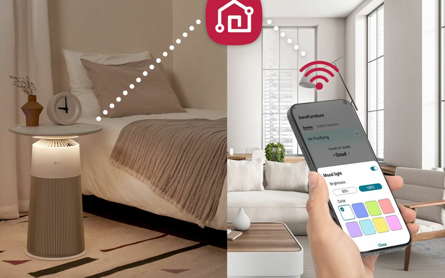 Hướng dẫn cách kết nối máy lọc không khí LG với điện thoại 8 Dễ dàng kiểm tra và theo dõi chất lượng không khí khi biết cách kết nối máy lọc không khí LG với điện thoại