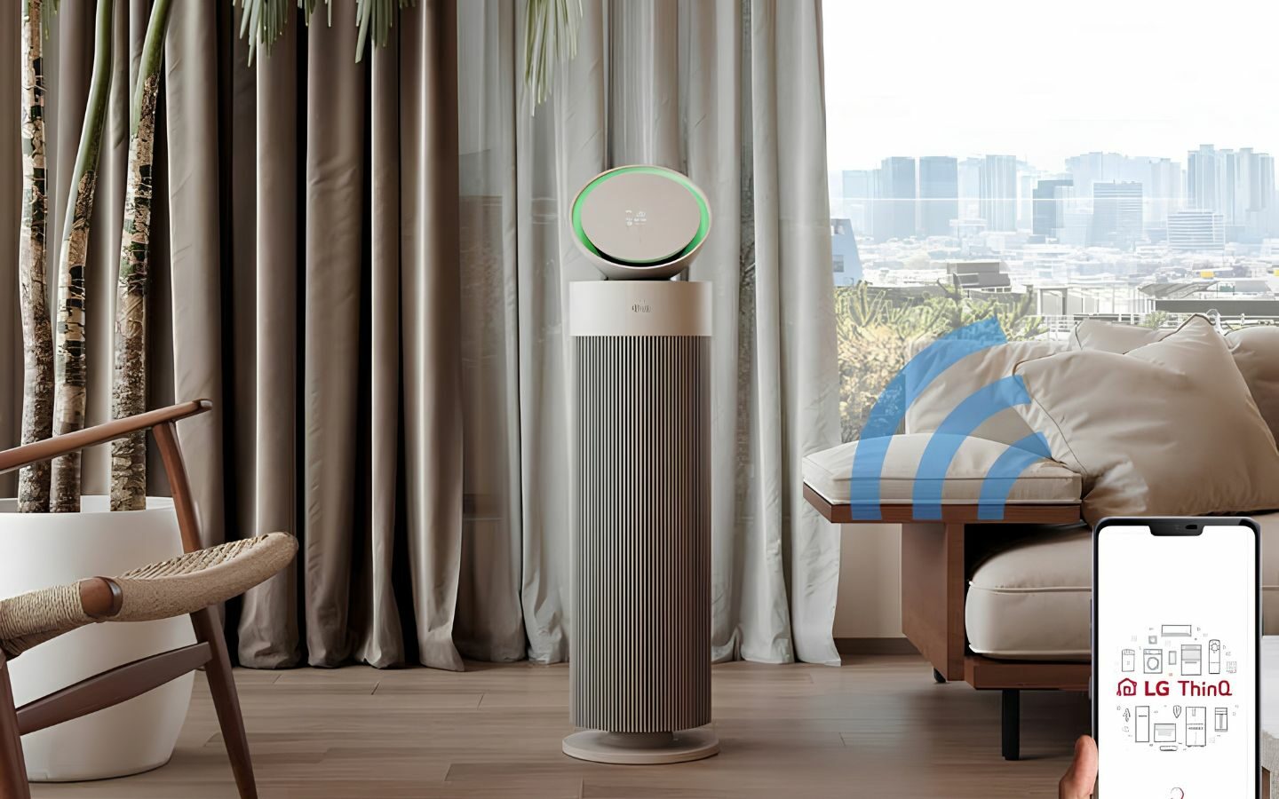 Hướng dẫn cách kết nối máy lọc không khí LG với điện thoại 12 Nếu máy chưa bật chế độ wifi sẽ không thể kết nối với điện thoại
