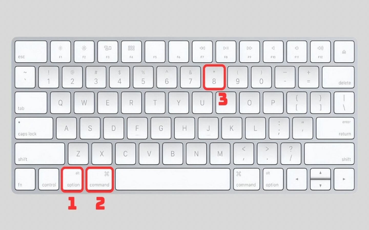 cach phong to man hinh macbook bang ban phim 1