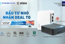 Mua Mini PC MSI tặng màn hình LCD MSI trị giá 1,6 triệu đồng tại Phong Vũ Mua Mini PC MSI tặng màn hình LCD MSI trị giá 1,6 triệu đồng tại Phong Vũ