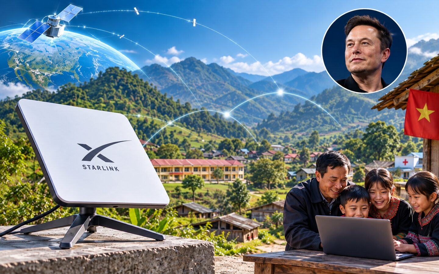 Elon Musk chia sẻ dự án Starlink phủ sóng vùng lõm tại Việt Nam 2 Chính phủ Việt Nam cho phép SpaceX thử nghiệm dịch vụ đến hết năm 2030 (Nguồn: Internet)