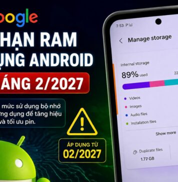 Google giới hạn RAM ứng dụng Android từ tháng 2/2027 Google giới hạn RAM ứng dụng Android từ năm tháng 2/2027