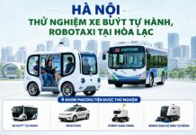 Hà Nội thử nghiệm xe buýt tự hành, robotaxi và robot giao hàng tại Hòa Lạc Hà Nội thử nghiệm xe buýt tự hành, robotaxi và robot giao hàng tại Hòa Lạc
