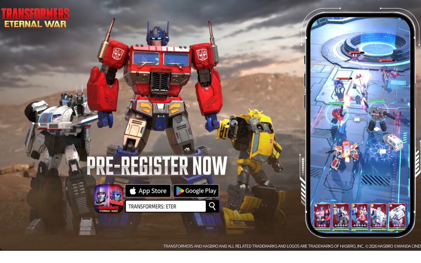 Game Transformers: Eternal War chốt ngày ra mắt vào 15/9 1 hasbro chinh thuc an dinh ngay ra mat transformers eternal war