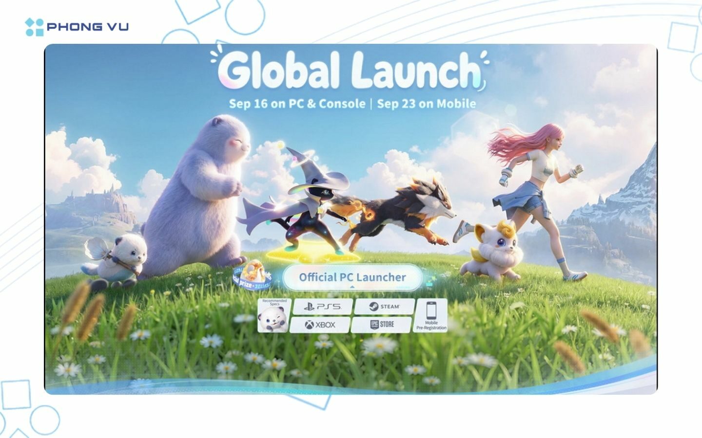 Aniimo: Hướng dẫn tải và chơi game chi tiết cho người mới 4 Bấm chọn Official PC Launcher