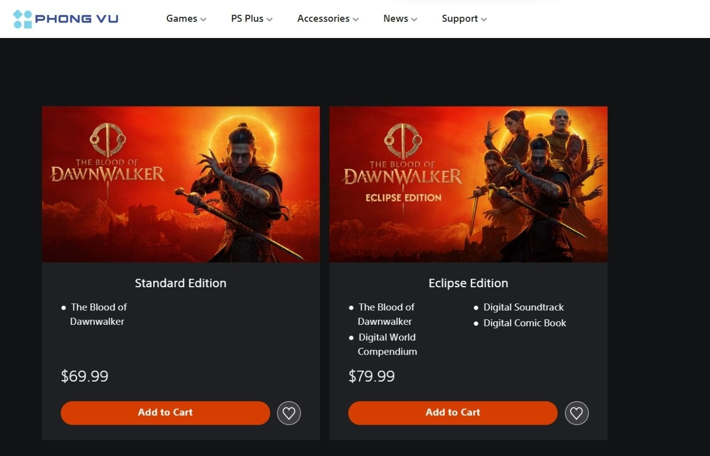 Tải game The Blood of Dawnwalker trên PS5