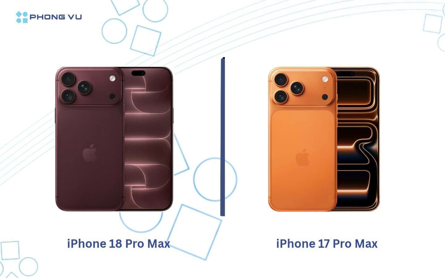 Màn hình iPhone 18 Pro Max và iPhone 17 Pro Max gần như tương đương nhau về các thông số kỹ thuật cốt lõi, chỉ khác biệt rõ ở Dynamic Island