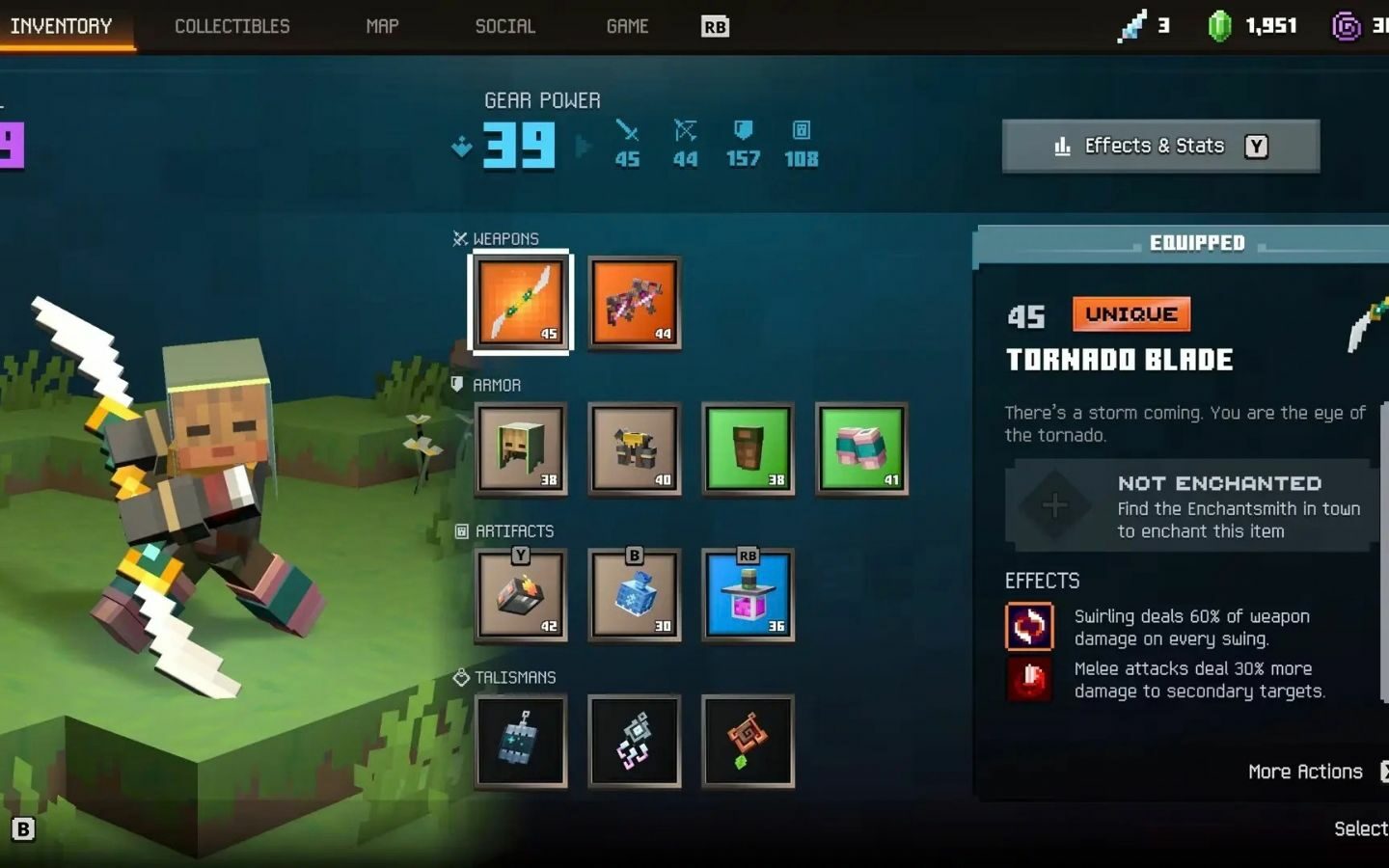 Minecraft Dungeons II: Hướng dẫn cách tải và chơi game chi tiết 11 Lựa chọn và trang bị vũ khí trước khi chiến đấu
