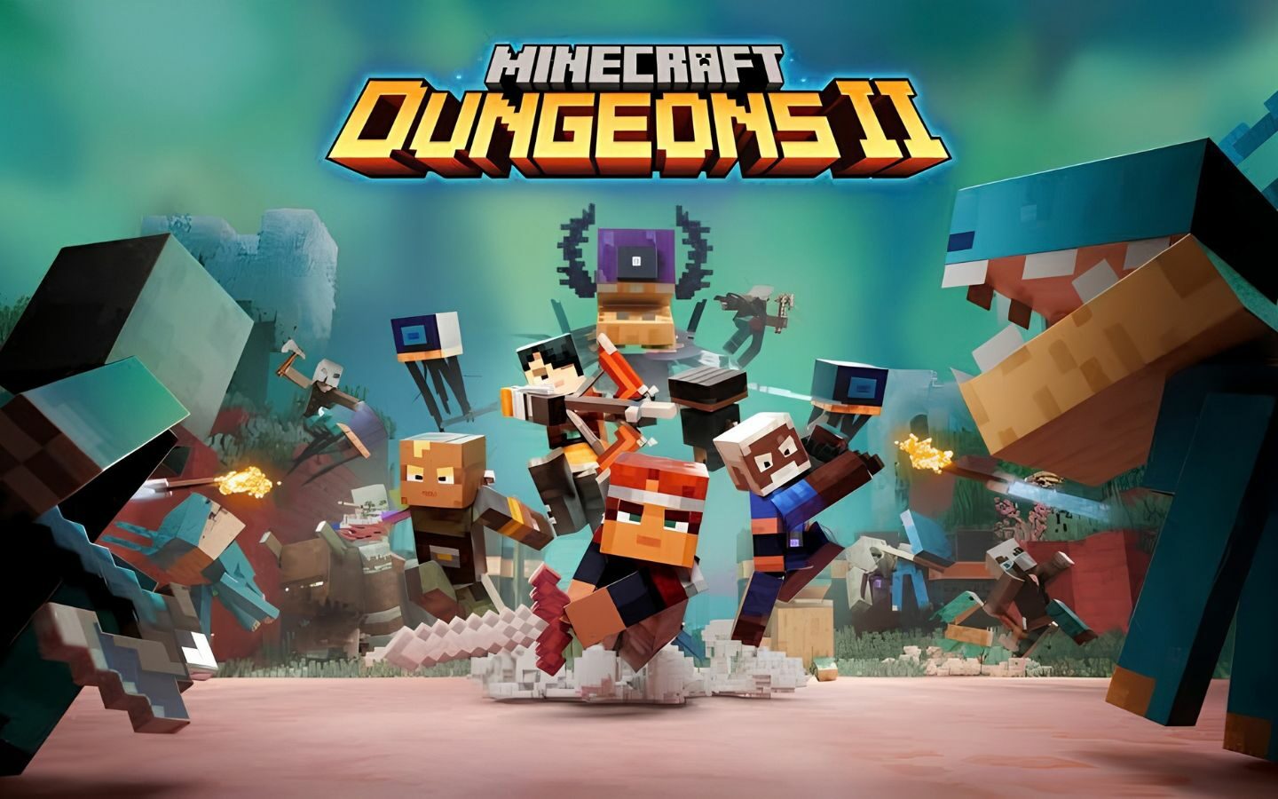 Minecraft Dungeons II: Hướng dẫn cách tải và chơi game chi tiết 2 Minecraft Dungeons II sẽ được phát hành trên Steam và Xbox PC