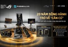 Mua trọn bộ ROG Edition 20, nhận quà độc quyền tại Phong Vũ Mua trọn bộ ROG Edition 20, nhận quà độc quyền tại Phong Vũ