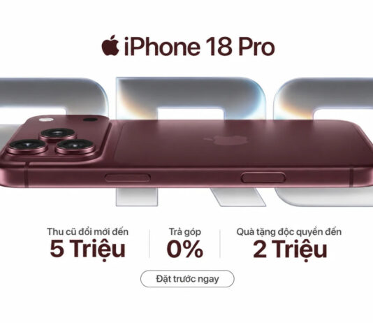 Đặt trước iPhone 18 Pro/Pro Max tại Phong Vũ, nhận ưu đãi độc quyền 2 triệu đồng Đặt trước iPhone 18 Pro/Pro Max tại Phong Vũ, nhận ưu đãi độc quyền 2 triệu đồng