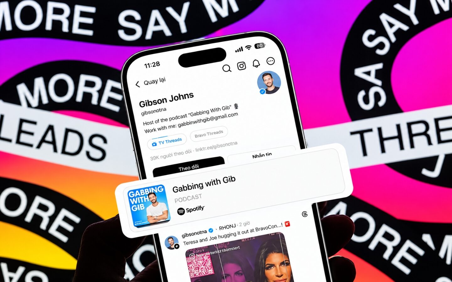 Threads ra mắt công cụ phân tích podcast với dữ liệu lượt click, lượt lưu và tương tác (Nguồn: Internet)