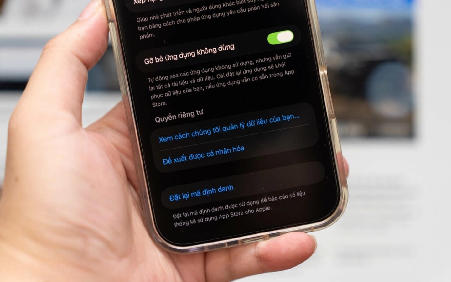 Apple trang bị tính năng "Gỡ bỏ ứng dụng không dùng" từ phiên bản iOS 11 trở đi (Nguồn: VnExpress)