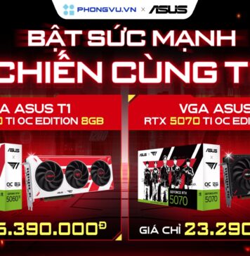 Top 2 card màn hình ASUS T1 GeForce RTX 50 Series đáng mua 2026 Top 2 card màn hình ASUS T1 GeForce RTX 50 Series đáng mua 2026