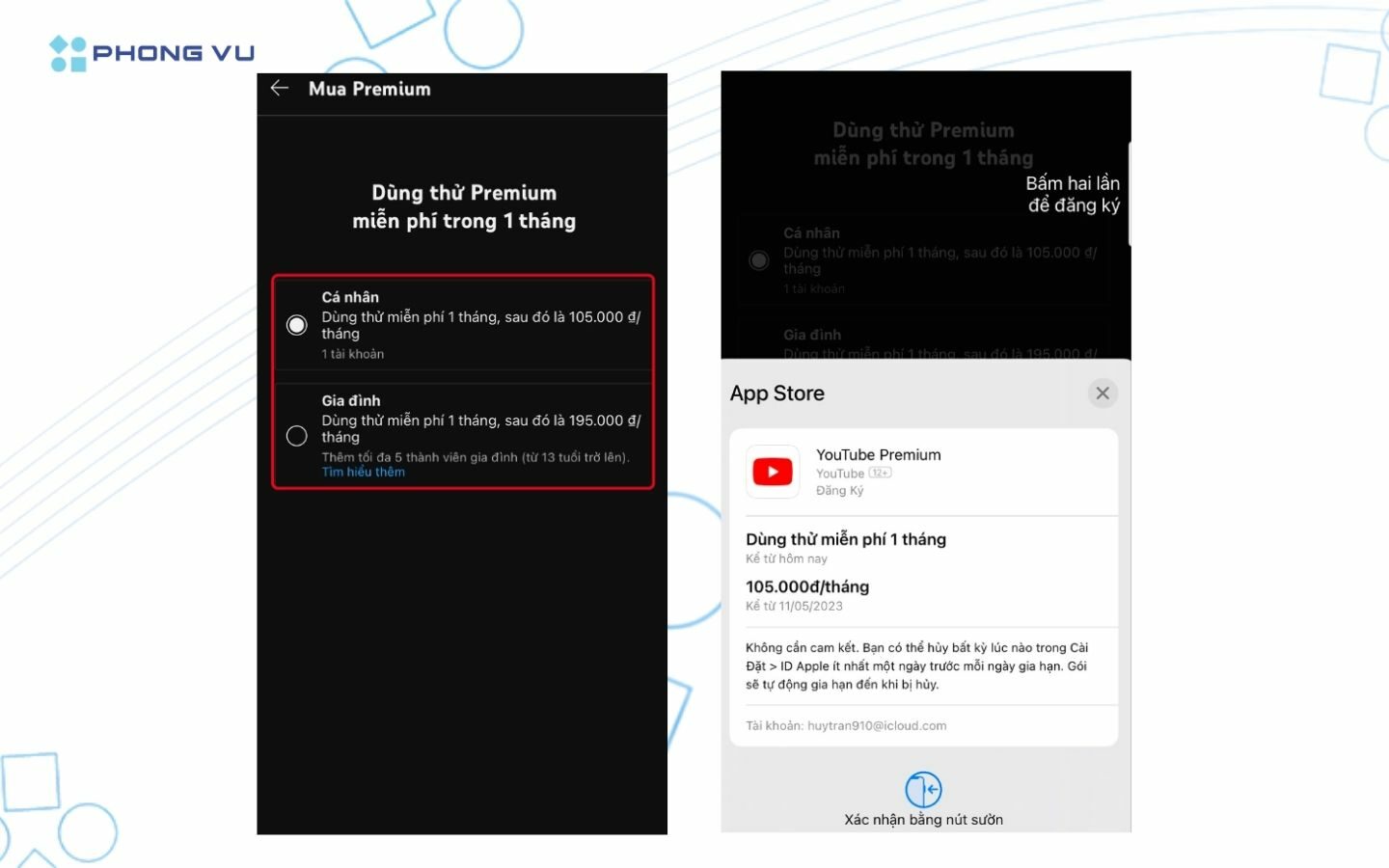 Cách xem YouTube tắt màn hình trên iOS và Android 3 Lựa chọn gói cước phù hợp