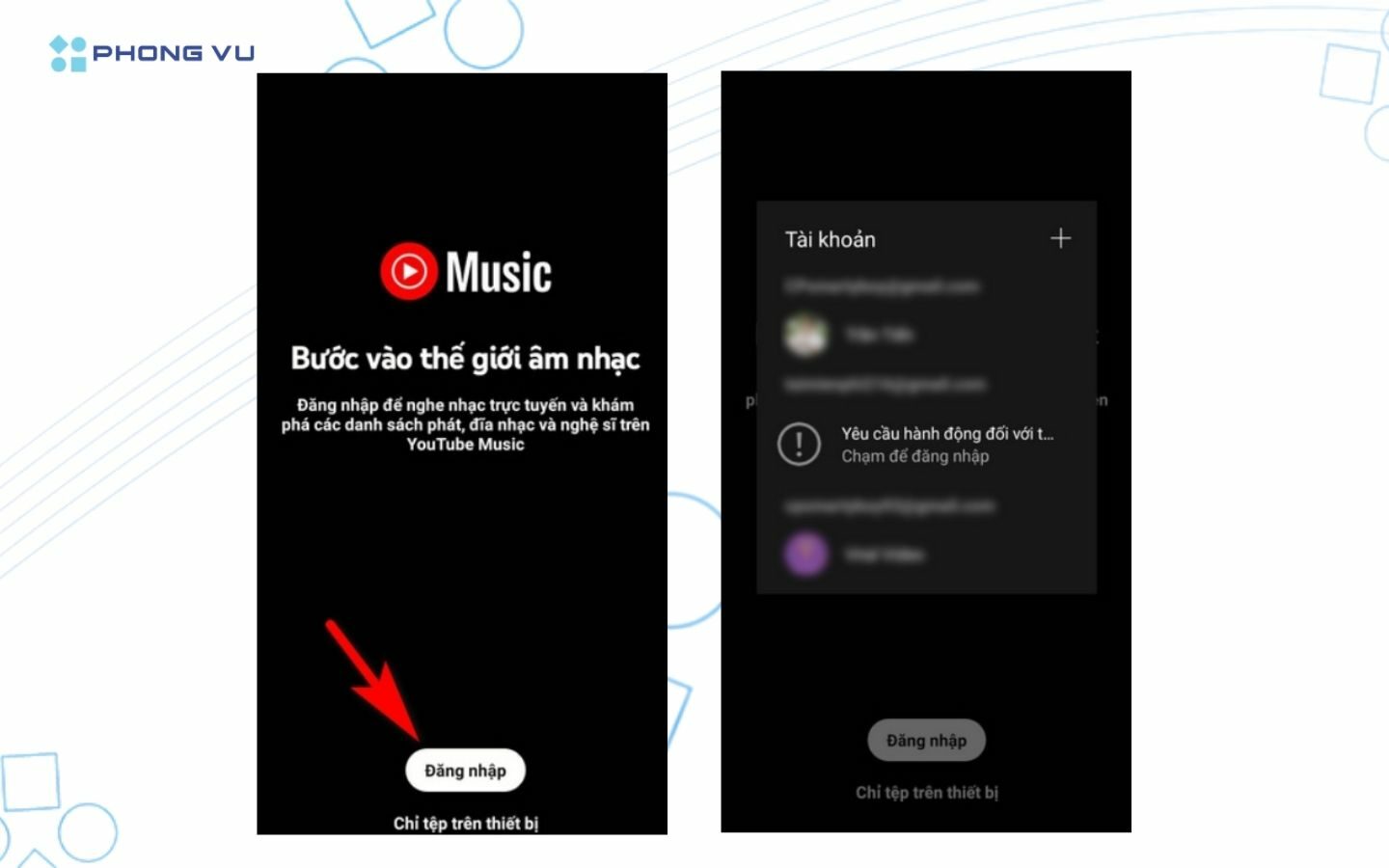 Cách xem YouTube tắt màn hình trên iOS và Android 4 Đăng nhập bằng tài khoản Google đã mua gói Premium