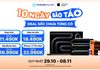 Apple Week: 10 ngày Bão Táo – Deal sốc chưa từng có Apple Week: 10 ngày Bão Táo chính thức bùng nổ ưu đãi từ ngày 29/10 - 08/11/2026 trên toàn hệ thống Phong Vũ
