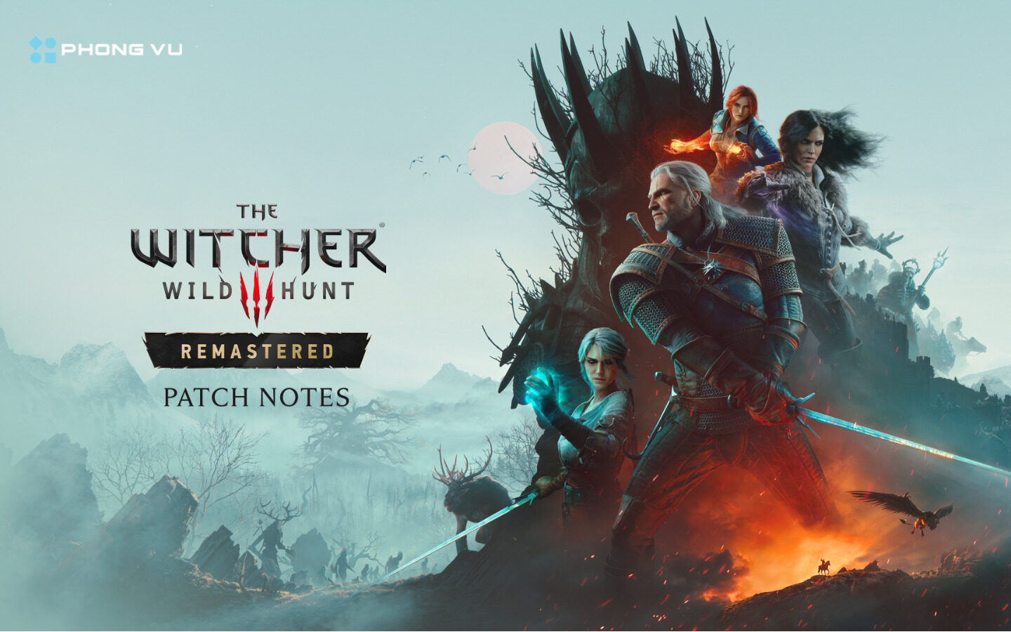 The Witcher 3: Wild Hunt - Remastered trở lại với diện mạo mới